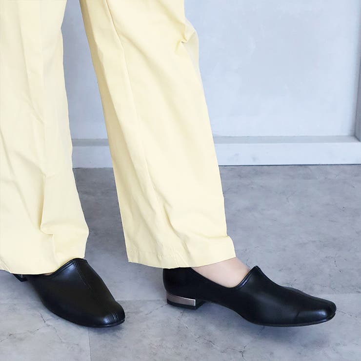 日本製 ストレッチ シンプル スリッポン ローヒール 幅広 | SHOE FANTASY | 詳細画像13 