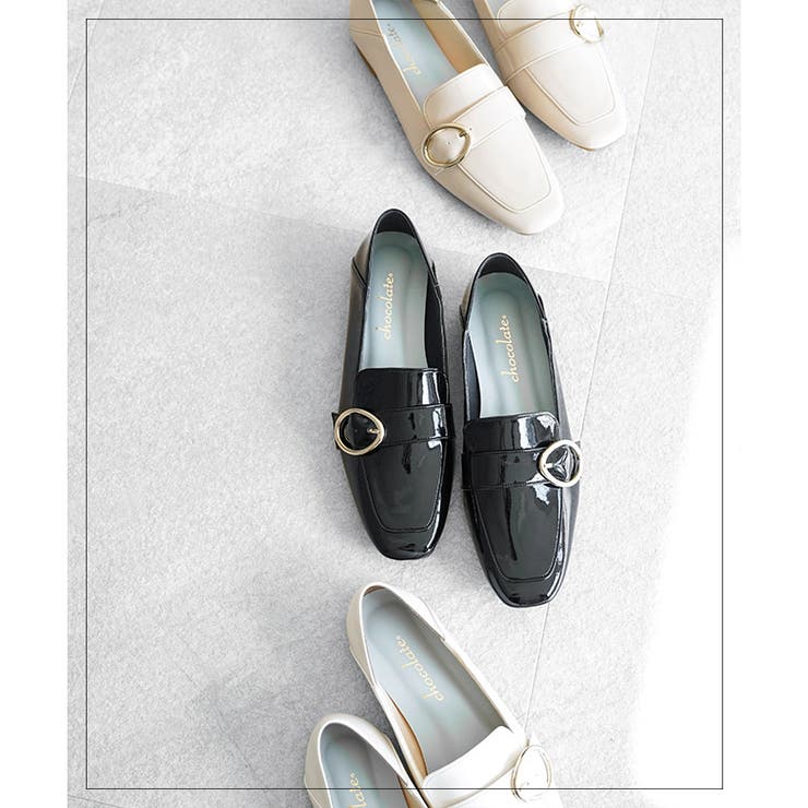 日本製 バックルベルト ローファー 晴雨兼用 レイン | SHOE FANTASY | 詳細画像2 