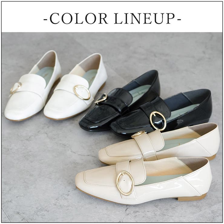 日本製 バックルベルト ローファー 晴雨兼用 レイン | SHOE FANTASY | 詳細画像14 