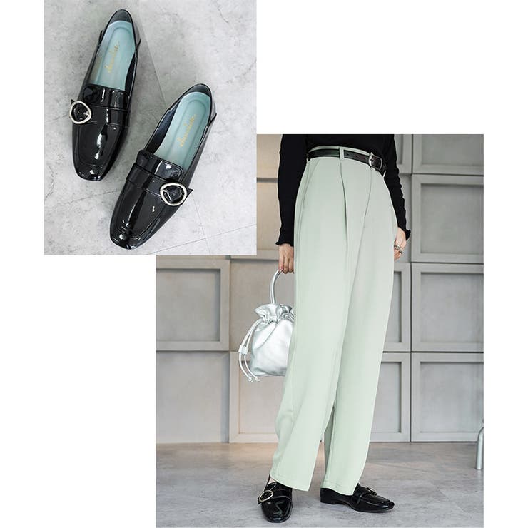 日本製 バックルベルト ローファー 晴雨兼用 レイン | SHOE FANTASY | 詳細画像18 