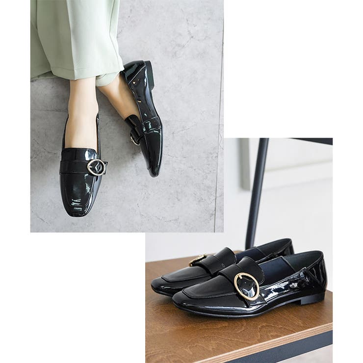 日本製 バックルベルト ローファー 晴雨兼用 レイン | SHOE FANTASY | 詳細画像20 