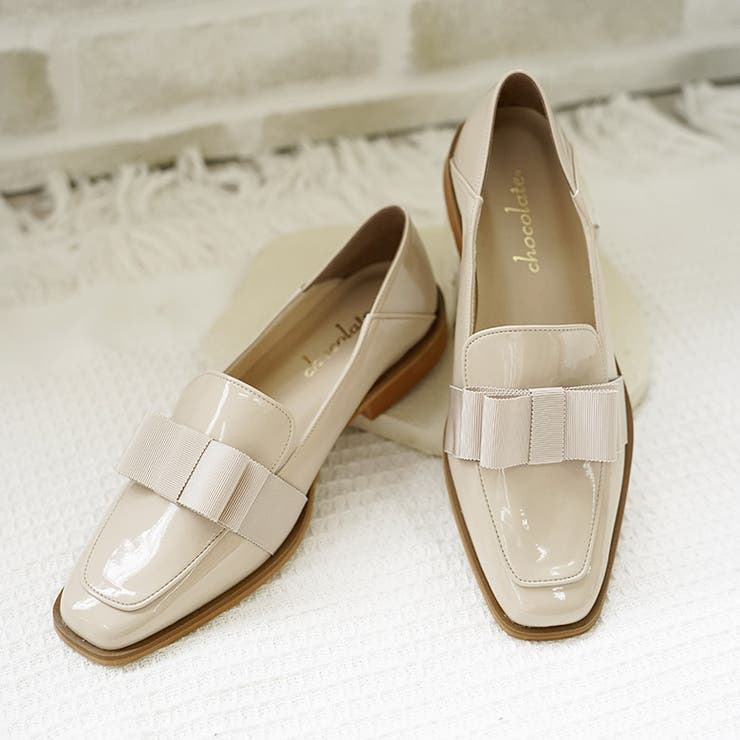 日本製 スクエアトゥ グログランリボン レインローファー 晴雨兼用 | SHOE FANTASY | 詳細画像36 