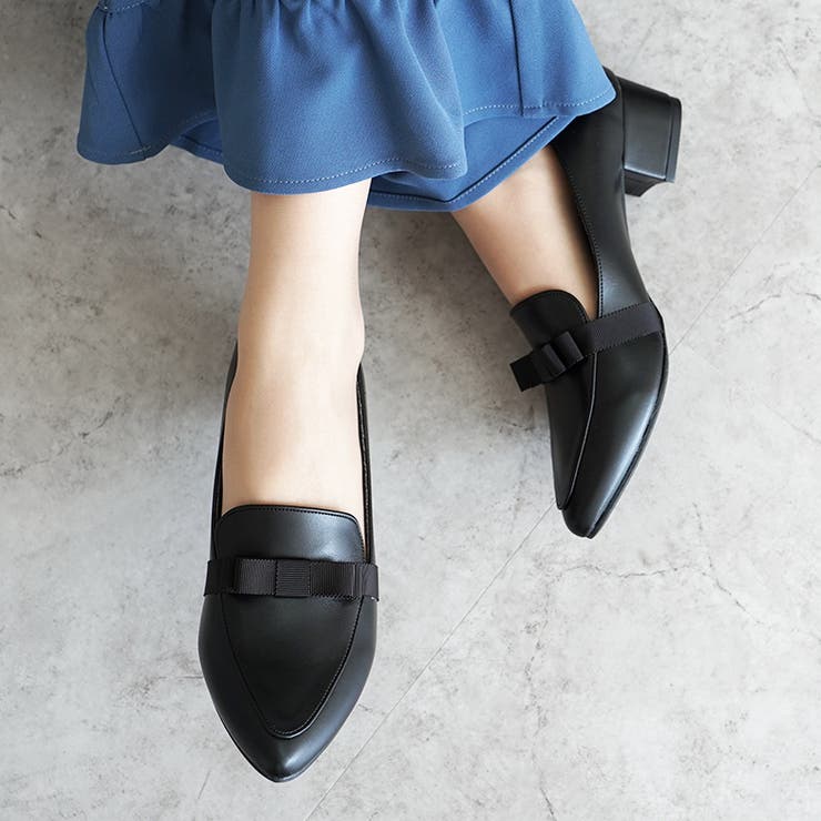 日本製 グログランリボン ポインテッドトゥ | SHOE FANTASY | 詳細画像24 