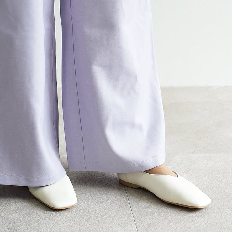 春夏新作 スクエアトゥＶカットパンプス ソフトシューズ | SHOE FANTASY | 詳細画像48 