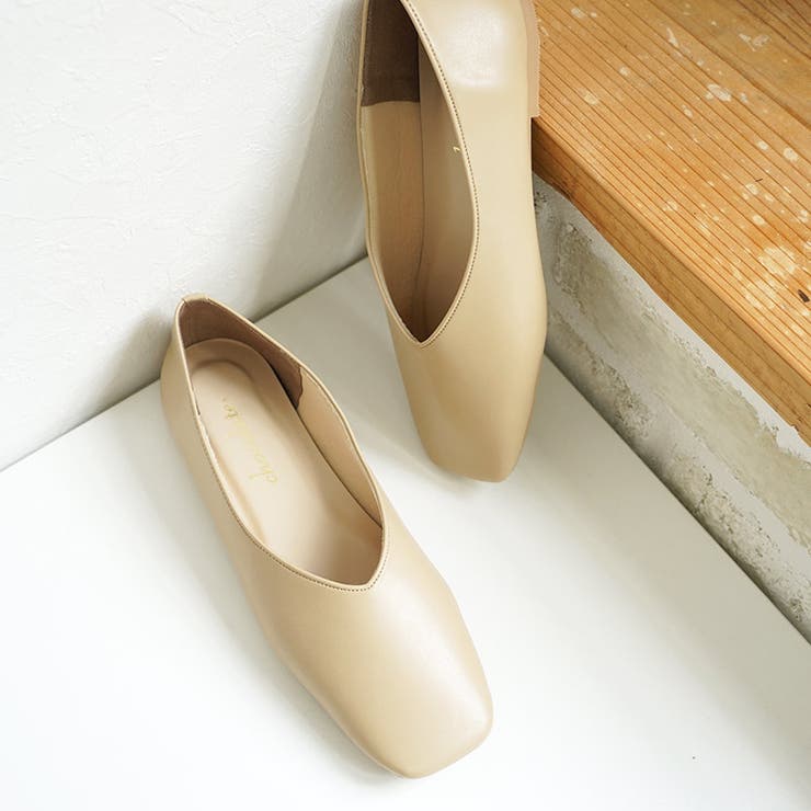 春夏新作 スクエアトゥＶカットパンプス ソフトシューズ | SHOE FANTASY | 詳細画像49 