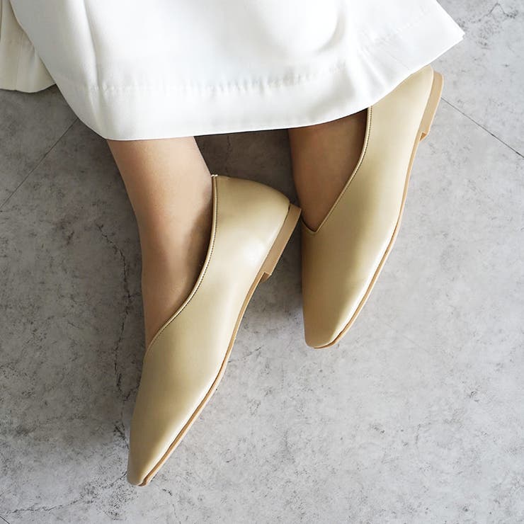 春夏新作 スクエアトゥＶカットパンプス ソフトシューズ | SHOE FANTASY | 詳細画像50 