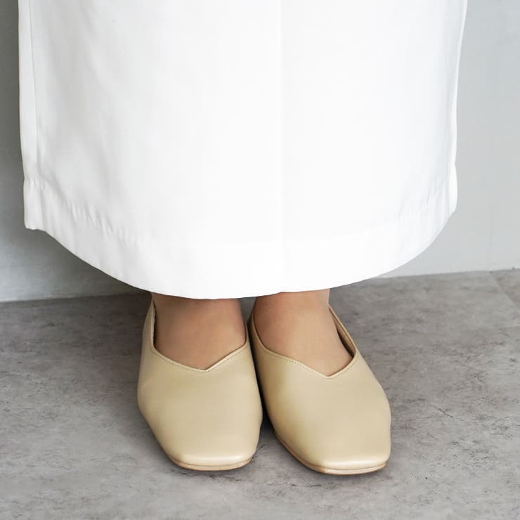 春夏新作 スクエアトゥＶカットパンプス ソフトシューズ | SHOE FANTASY | 詳細画像51 