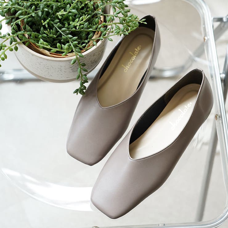 春夏新作 スクエアトゥＶカットパンプス ソフトシューズ | SHOE FANTASY | 詳細画像53 