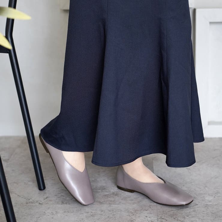 春夏新作 スクエアトゥＶカットパンプス ソフトシューズ | SHOE FANTASY | 詳細画像56 