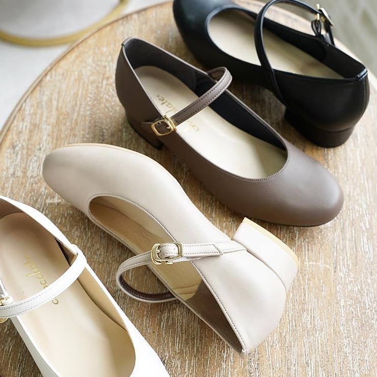 日本製 ストラップ 太ヒール | SHOE FANTASY | 詳細画像4 