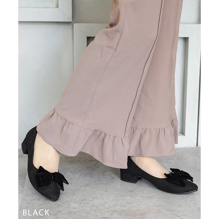 日本製 取り外し可能 2way リボン パンプス  晴雨兼用 レイン | SHOE FANTASY | 詳細画像18 