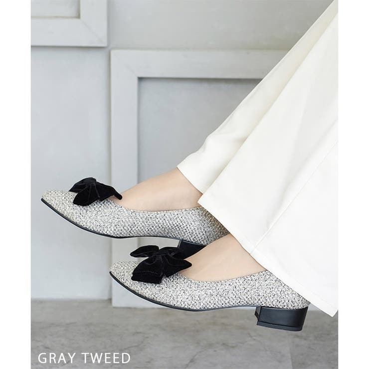 日本製 取り外し可能 2way リボン パンプス  晴雨兼用 レイン | SHOE FANTASY | 詳細画像28 