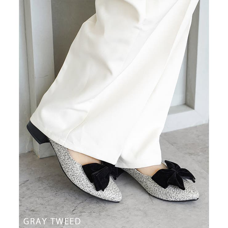 日本製 取り外し可能 2way リボン パンプス  晴雨兼用 レイン | SHOE FANTASY | 詳細画像29 