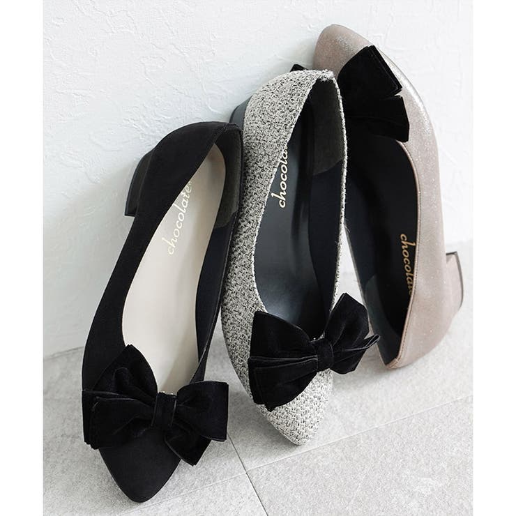 日本製 取り外し可能 2way リボン パンプス  晴雨兼用 レイン | SHOE FANTASY | 詳細画像33 