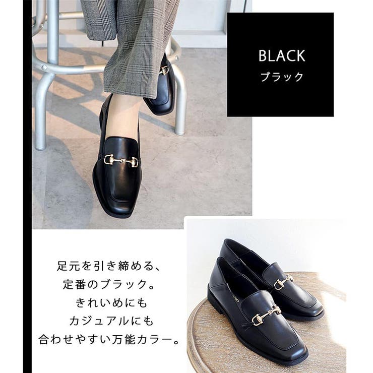 22AW 秋冬新作 日本製 スクエアトゥ ビット ローファー  | SHOE FANTASY | 詳細画像40 