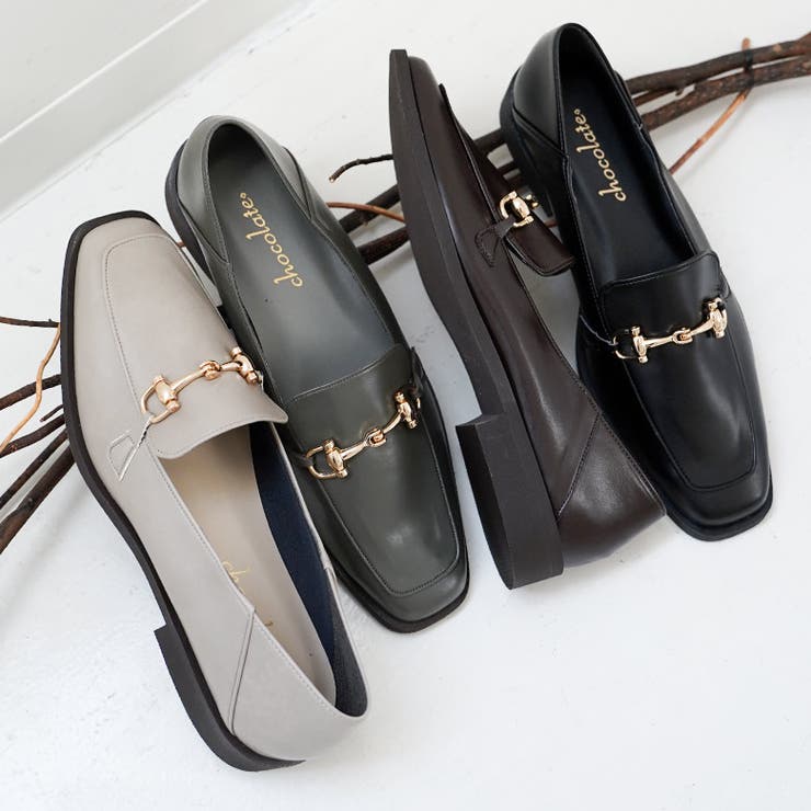 22AW 秋冬新作 日本製 スクエアトゥ ビット ローファー  | SHOE FANTASY | 詳細画像28 