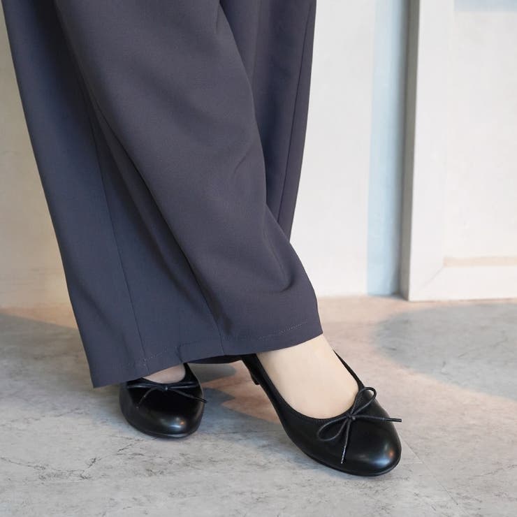 日本製 パイピング シンプル バレエシューズ 晴雨兼用 レイン | SHOE FANTASY | 詳細画像11 