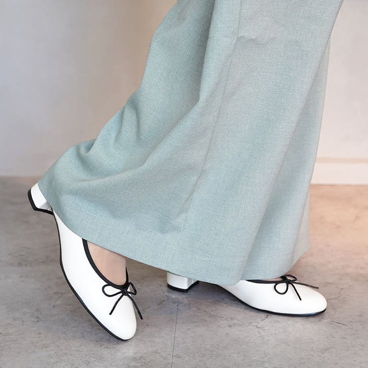 日本製 パイピング シンプル バレエシューズ 晴雨兼用 レイン | SHOE FANTASY | 詳細画像18 