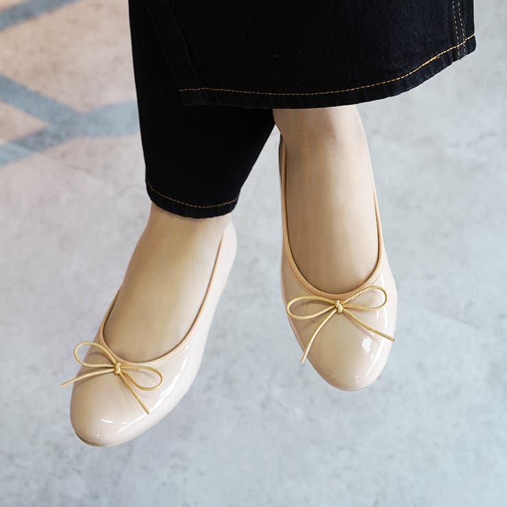 日本製 パイピング シンプル バレエシューズ 晴雨兼用 レイン | SHOE FANTASY | 詳細画像27 