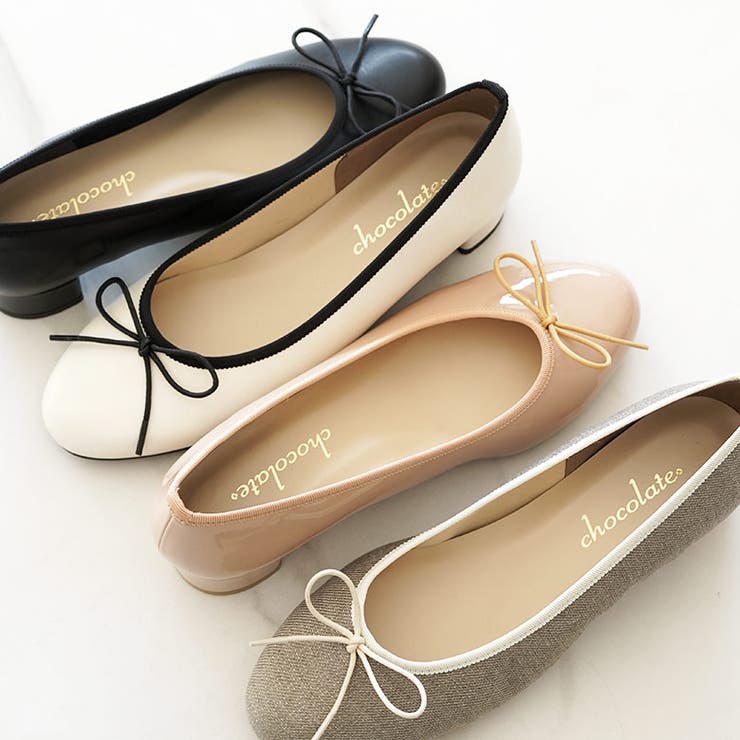 日本製 パイピング シンプル バレエシューズ 晴雨兼用 レイン | SHOE FANTASY | 詳細画像5 