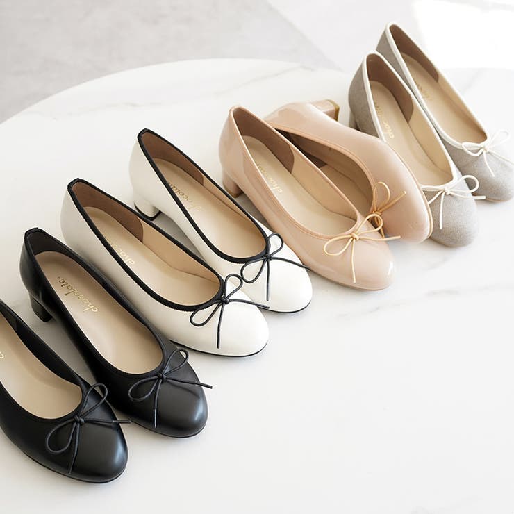 日本製 パイピング シンプル バレエシューズ 晴雨兼用 レイン | SHOE FANTASY | 詳細画像6 