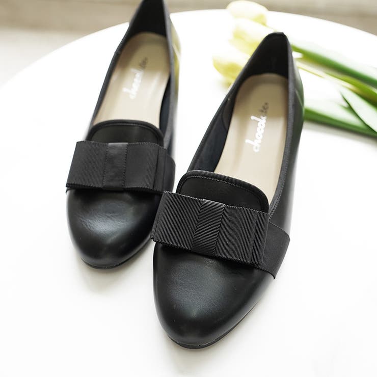 日本製 ラウンドトゥ グログランリボン オペラ レインパンプス 晴雨兼用 | SHOE FANTASY | 詳細画像19 