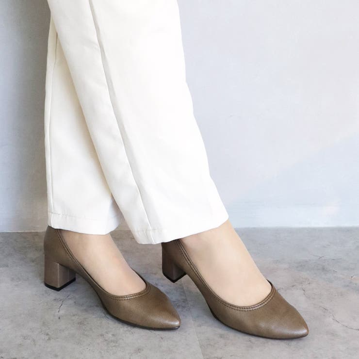 日本製 太ヒール ストレッチパンプス | SHOE FANTASY | 詳細画像11 