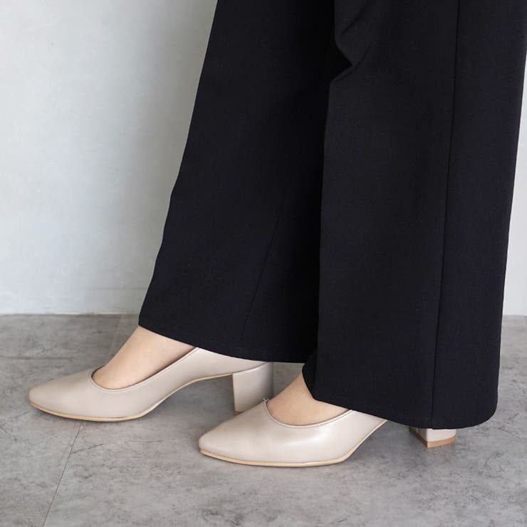 日本製 太ヒール ストレッチパンプス | SHOE FANTASY | 詳細画像23 