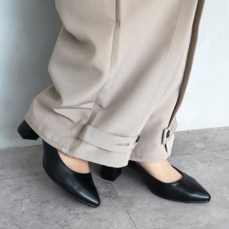 日本製 太ヒール ストレッチパンプス | SHOE FANTASY | 詳細画像15 
