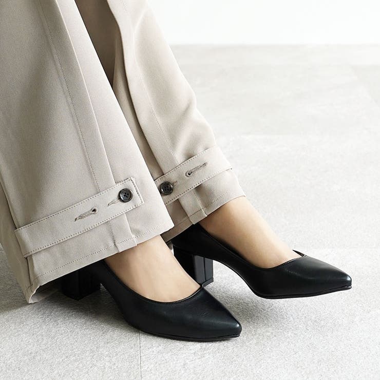 日本製 太ヒール ストレッチパンプス | SHOE FANTASY | 詳細画像16 