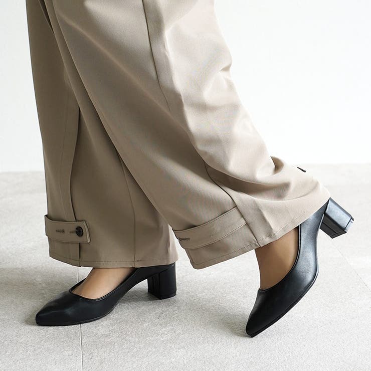 日本製 太ヒール ストレッチパンプス | SHOE FANTASY | 詳細画像19 