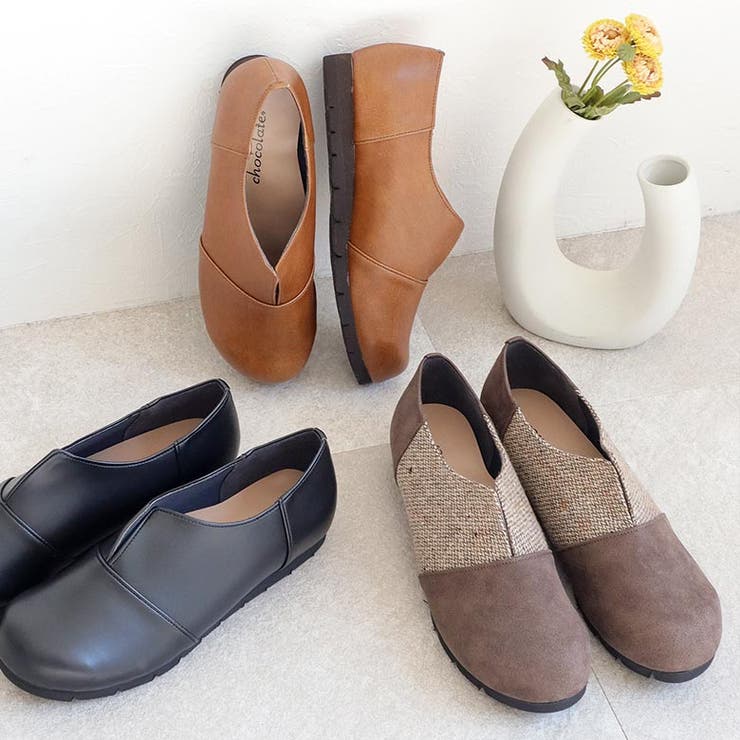 日本製 スリット カジュアル ソフト シューズ 幅広 ゆったり | SHOE FANTASY | 詳細画像3 