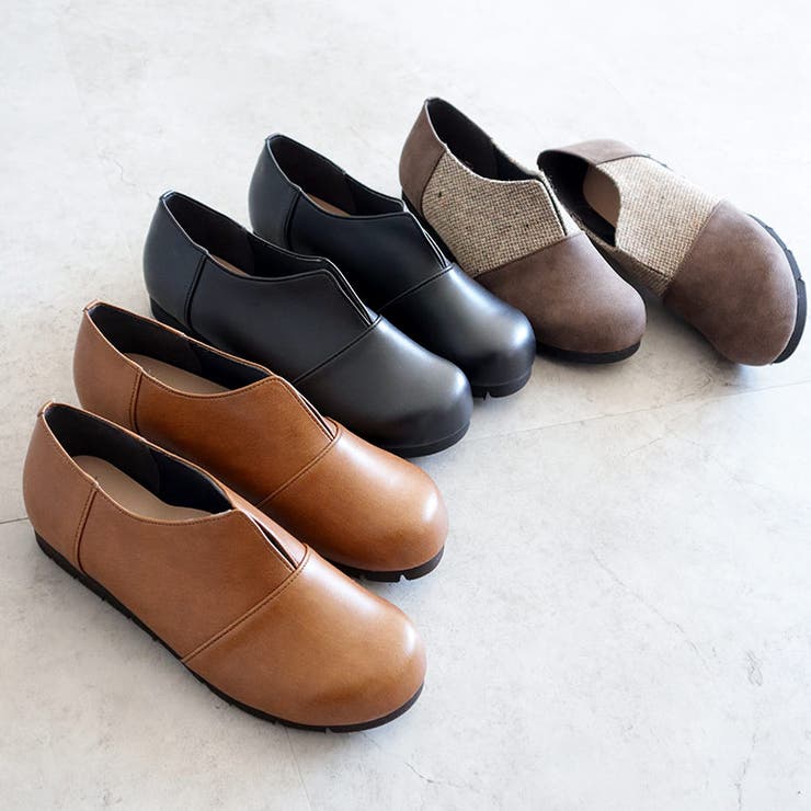 日本製 スリット カジュアル ソフト シューズ 幅広 ゆったり | SHOE FANTASY | 詳細画像7 