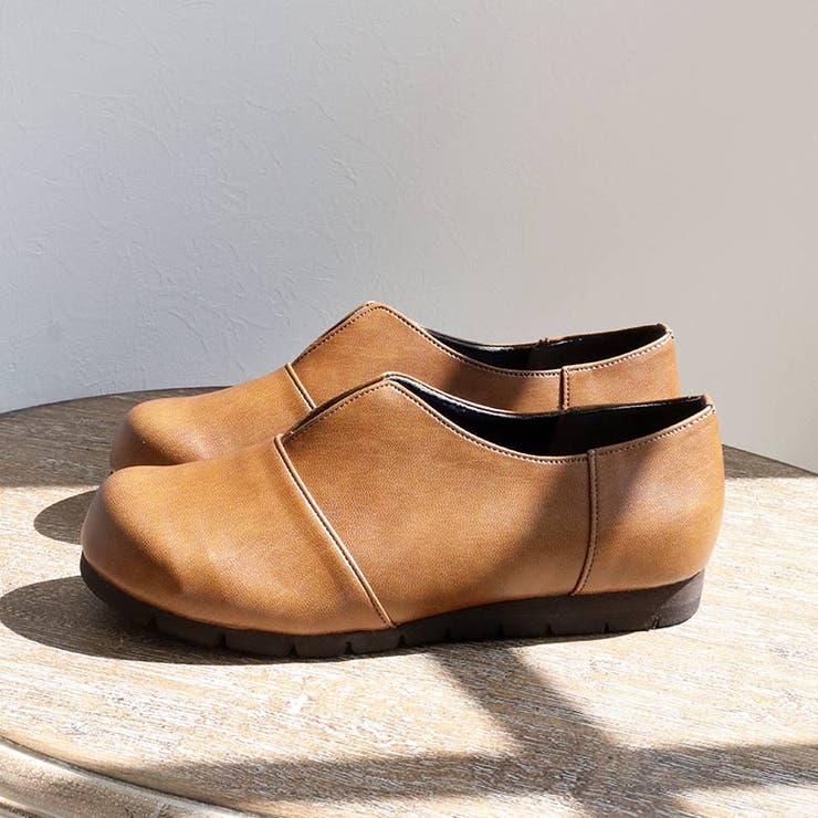 日本製 スリット カジュアル ソフト シューズ 幅広 ゆったり | SHOE FANTASY | 詳細画像16 