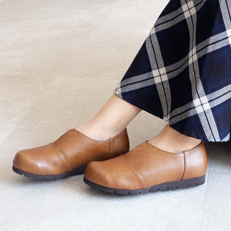 日本製 スリット カジュアル ソフト シューズ 幅広 ゆったり | SHOE FANTASY | 詳細画像21 