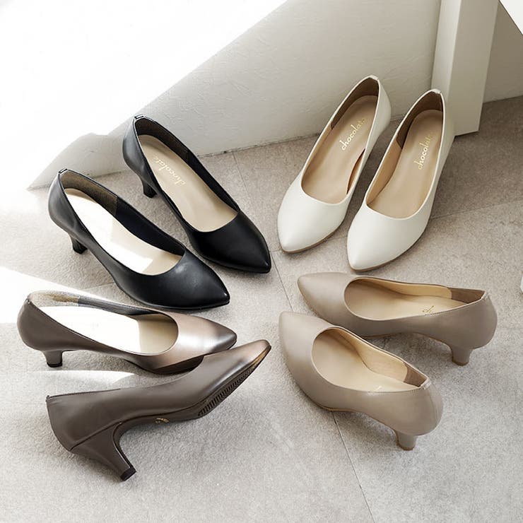 晴雨兼用 日本製 レイン ポインテッド パンプス 6cmヒール 走れるパンプス | SHOE FANTASY | 詳細画像5 