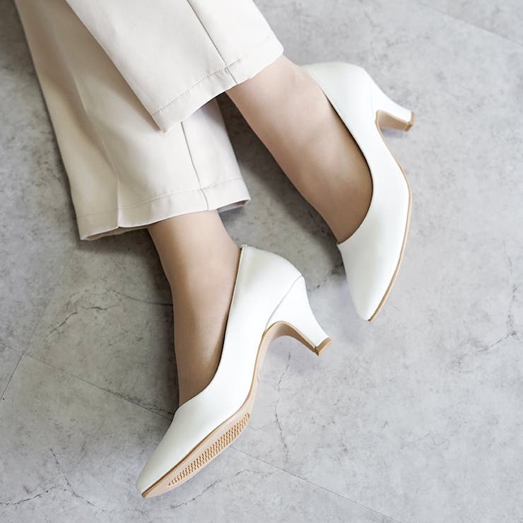 晴雨兼用 日本製 レイン ポインテッド パンプス 6cmヒール 走れるパンプス | SHOE FANTASY | 詳細画像17 