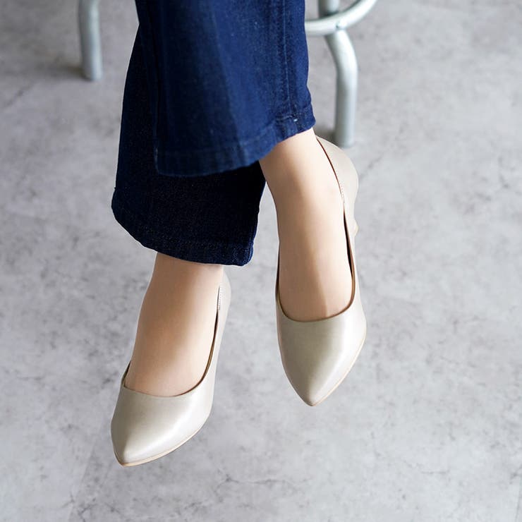 晴雨兼用 日本製 レイン ポインテッド パンプス 6cmヒール 走れるパンプス | SHOE FANTASY | 詳細画像23 