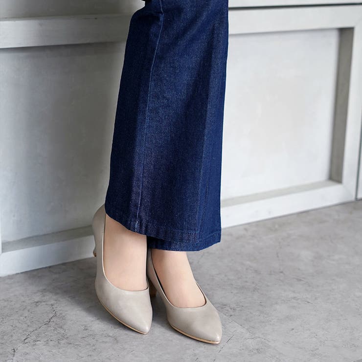 晴雨兼用 日本製 レイン ポインテッド パンプス 6cmヒール 走れるパンプス | SHOE FANTASY | 詳細画像24 