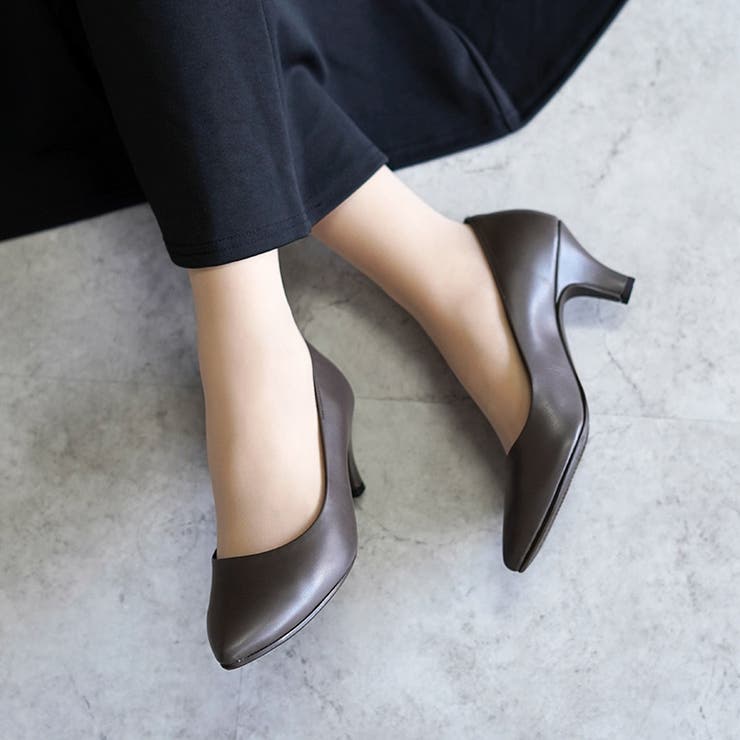 晴雨兼用 日本製 レイン ポインテッド パンプス 6cmヒール 走れるパンプス | SHOE FANTASY | 詳細画像29 