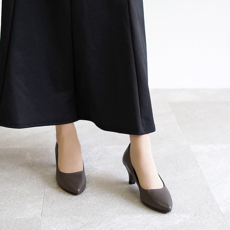 晴雨兼用 日本製 レイン ポインテッド パンプス 6cmヒール 走れるパンプス | SHOE FANTASY | 詳細画像32 