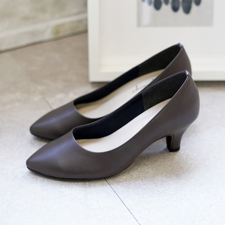 晴雨兼用 日本製 レイン ポインテッド パンプス 6cmヒール 走れるパンプス | SHOE FANTASY | 詳細画像27 