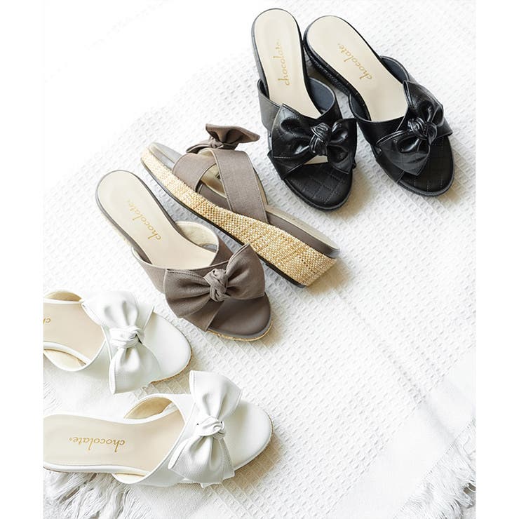 日本製 リボン ウェッジソール ジュートサンダル | SHOE FANTASY | 詳細画像22 