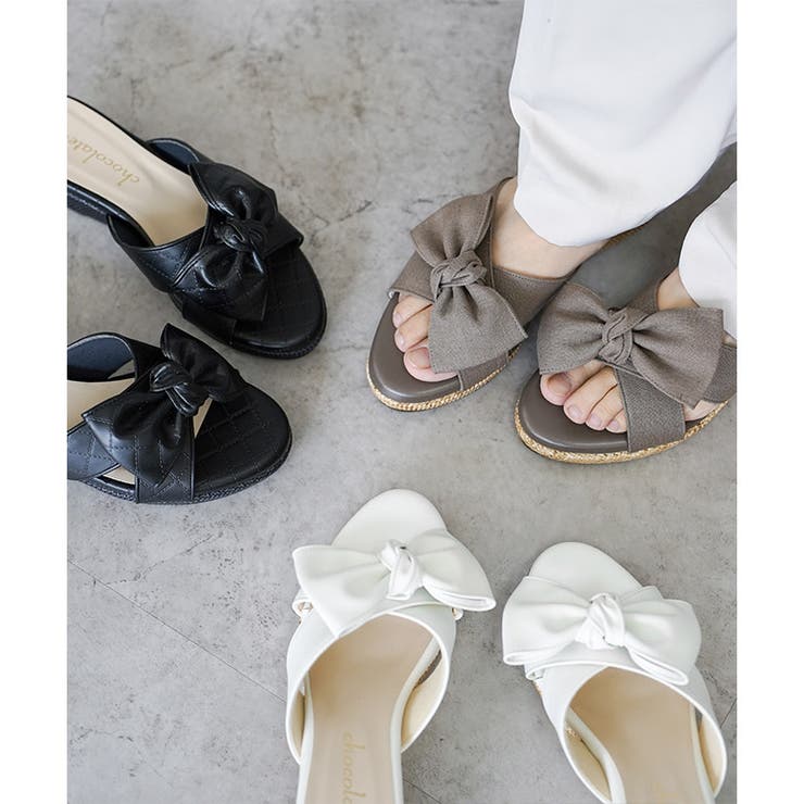 日本製 リボン ウェッジソール ジュートサンダル | SHOE FANTASY | 詳細画像34 
