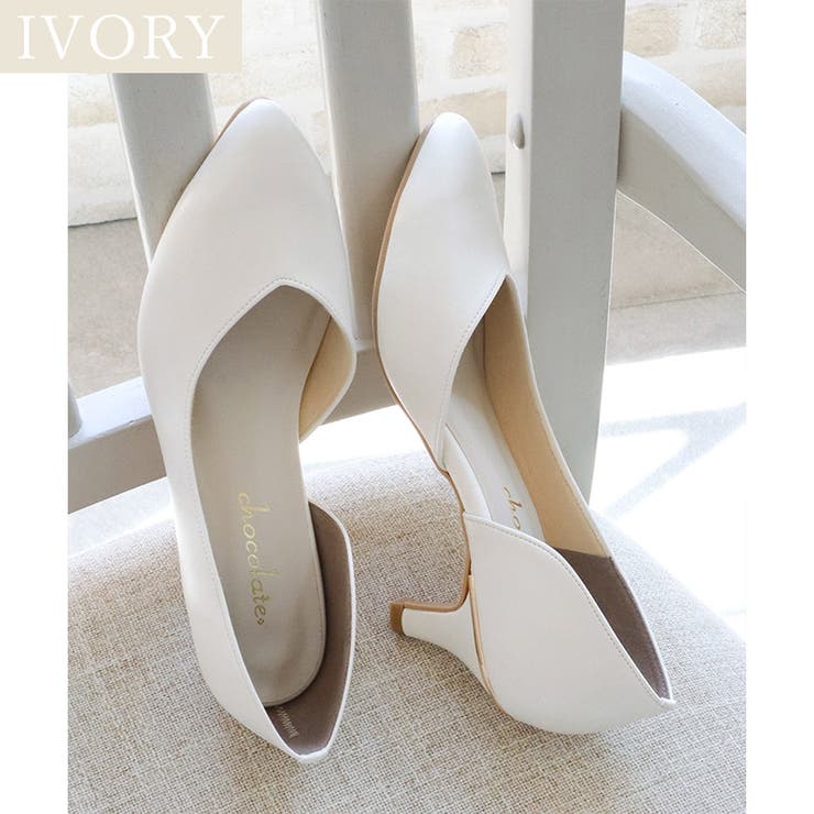 日本製 サイドオープン シンプル パンプス | SHOE FANTASY | 詳細画像20 