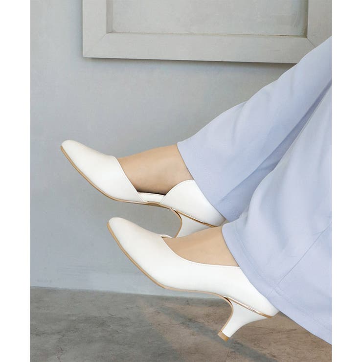 日本製 サイドオープン シンプル パンプス | SHOE FANTASY | 詳細画像21 