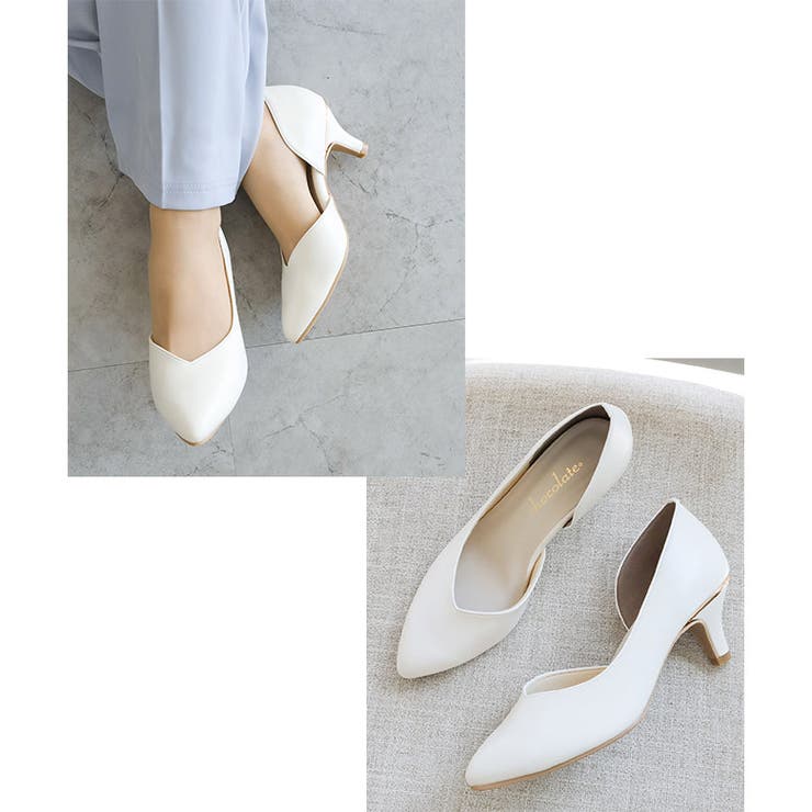 日本製 サイドオープン シンプル パンプス | SHOE FANTASY | 詳細画像23 