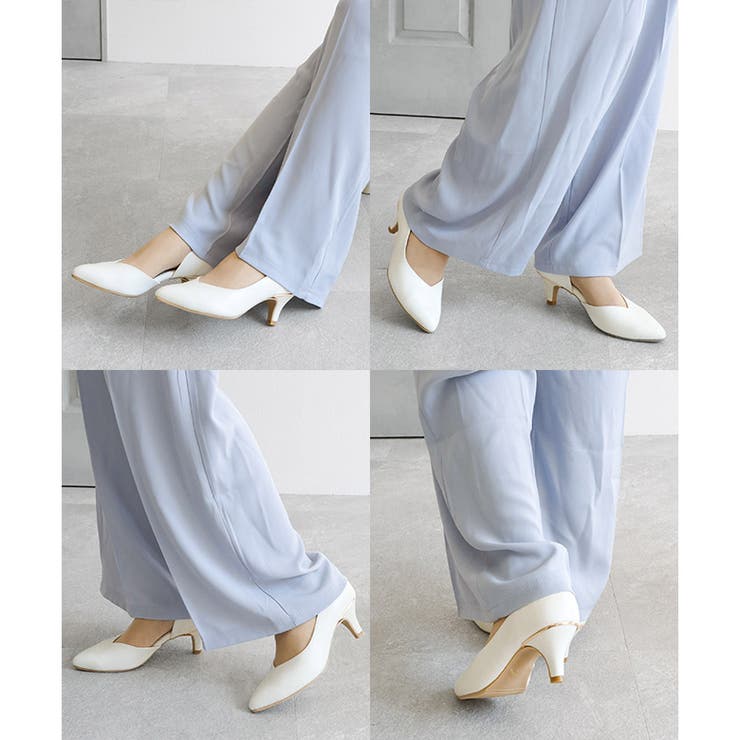 日本製 サイドオープン シンプル パンプス | SHOE FANTASY | 詳細画像25 