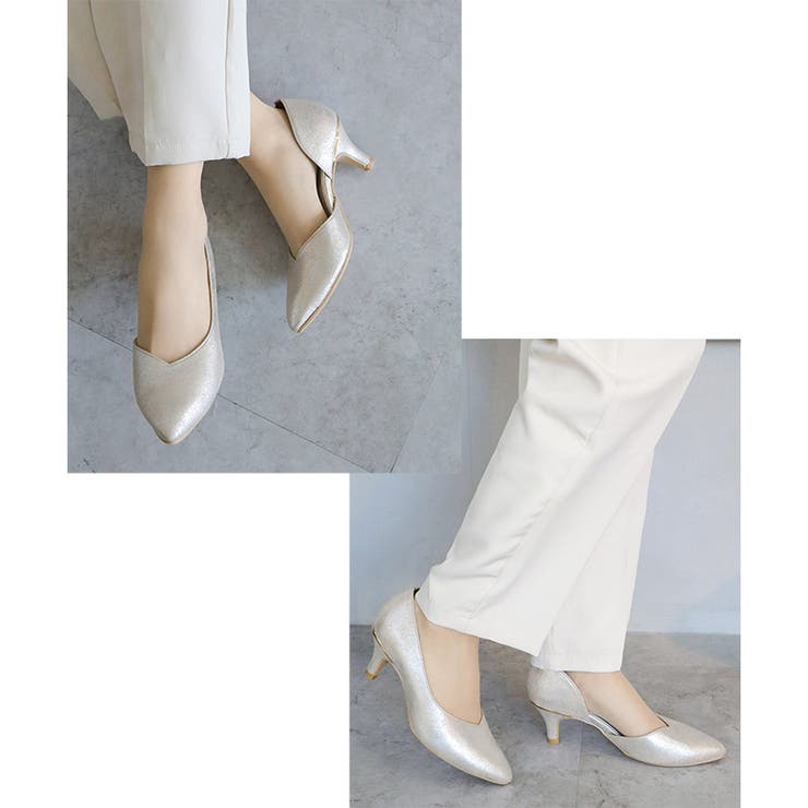 日本製 サイドオープン シンプル パンプス | SHOE FANTASY | 詳細画像29 