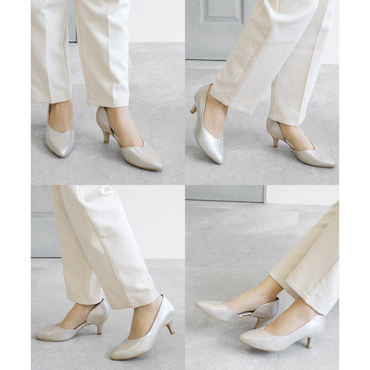 日本製 サイドオープン シンプル パンプス | SHOE FANTASY | 詳細画像31 